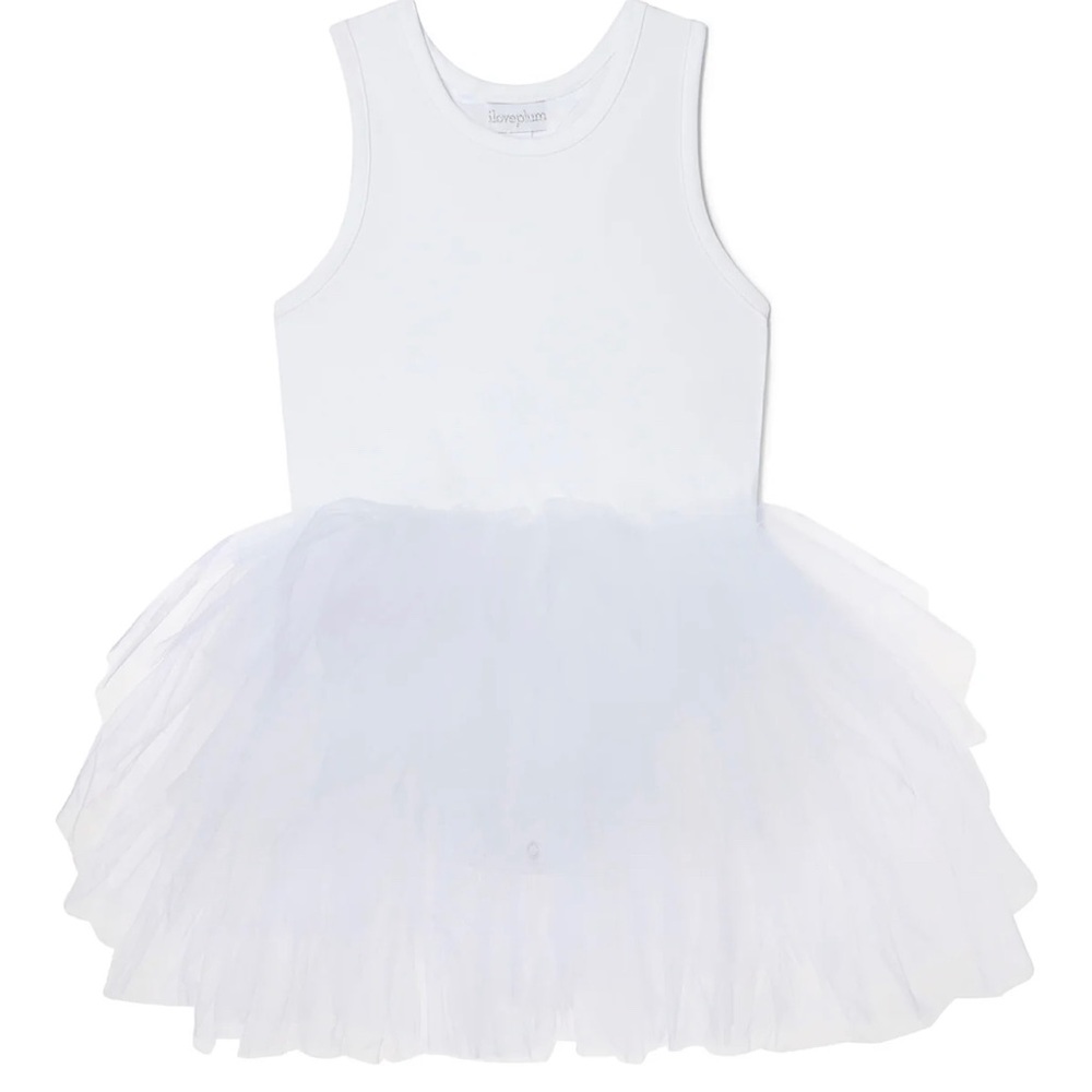 I Love Plum B.A.E. TUTU DRESS 1 year Lucy White 12 months